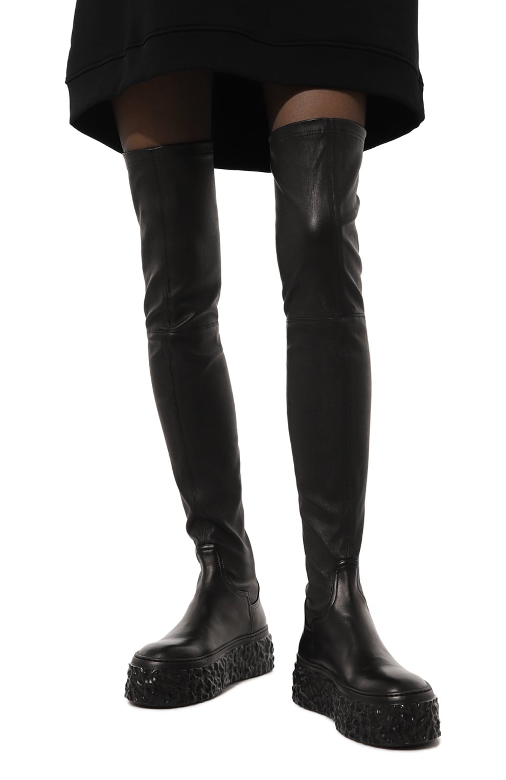 Кожаные ботфорты magma AGL, арт. D776502PGK06891013, фото 3