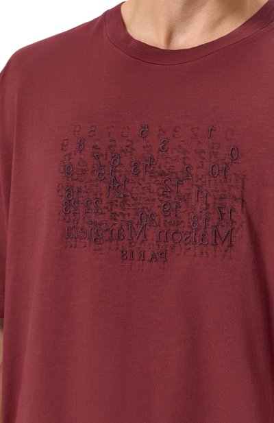 Хлопковая футболка MAISON MARGIELA, арт. S50GC0730/M20164, фото 5
