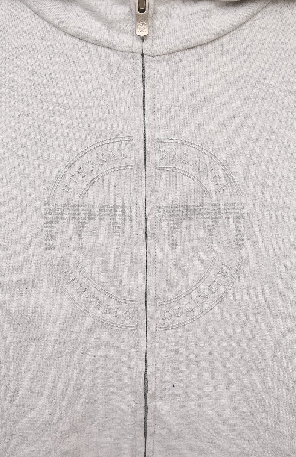 Хлопковая толстовка BRUNELLO CUCINELLI, арт. BM836E174C, фото 3