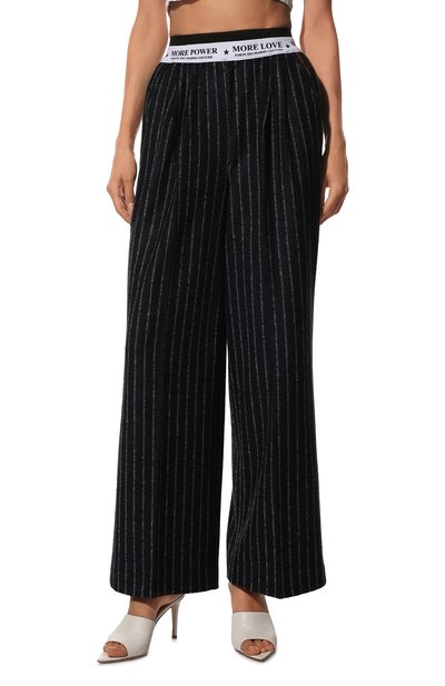 Брюки FORTE DEI MARMI COUTURE темно-синего цвета по цене 48100 руб., арт. 22WF4000-701, фото 3 Брюки FORTE DEI MARMI COUTURE, арт. 22WF4000-701, фото 3