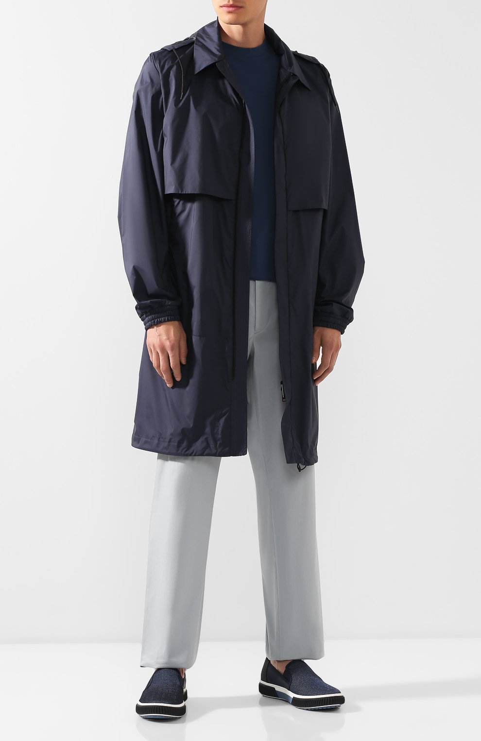 Текстильные слипоны PRADA, арт. 4D3168-1OSJ-F0EKO, фото 2