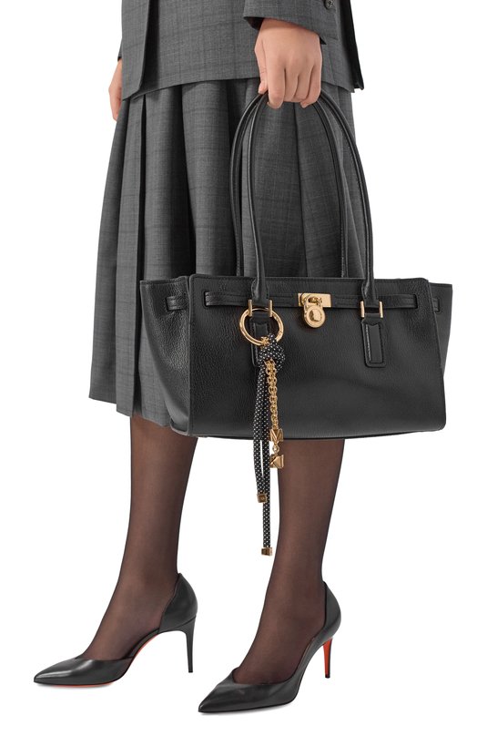 Сумка Hamilton Moderne small MICHAEL Michael Kors 30F5GHMT0L Чёрный  30F5GHMT0L Фото 2