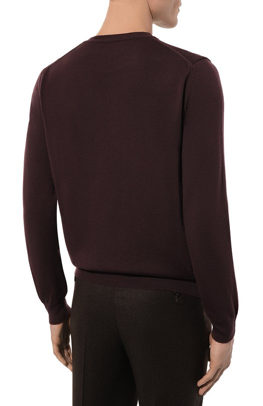 Шерстяной джемпер Corneliani 94M500-9425100 Фиолетовый  94M500-9425100 Фото 4