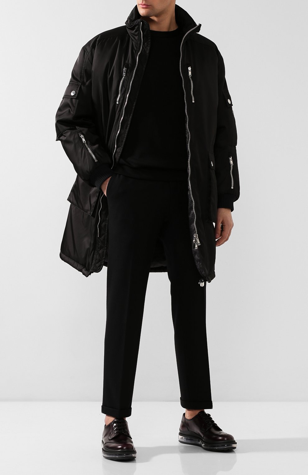 Кожаные дерби PRADA, арт. 2EG299-B4L-F0397, фото 2