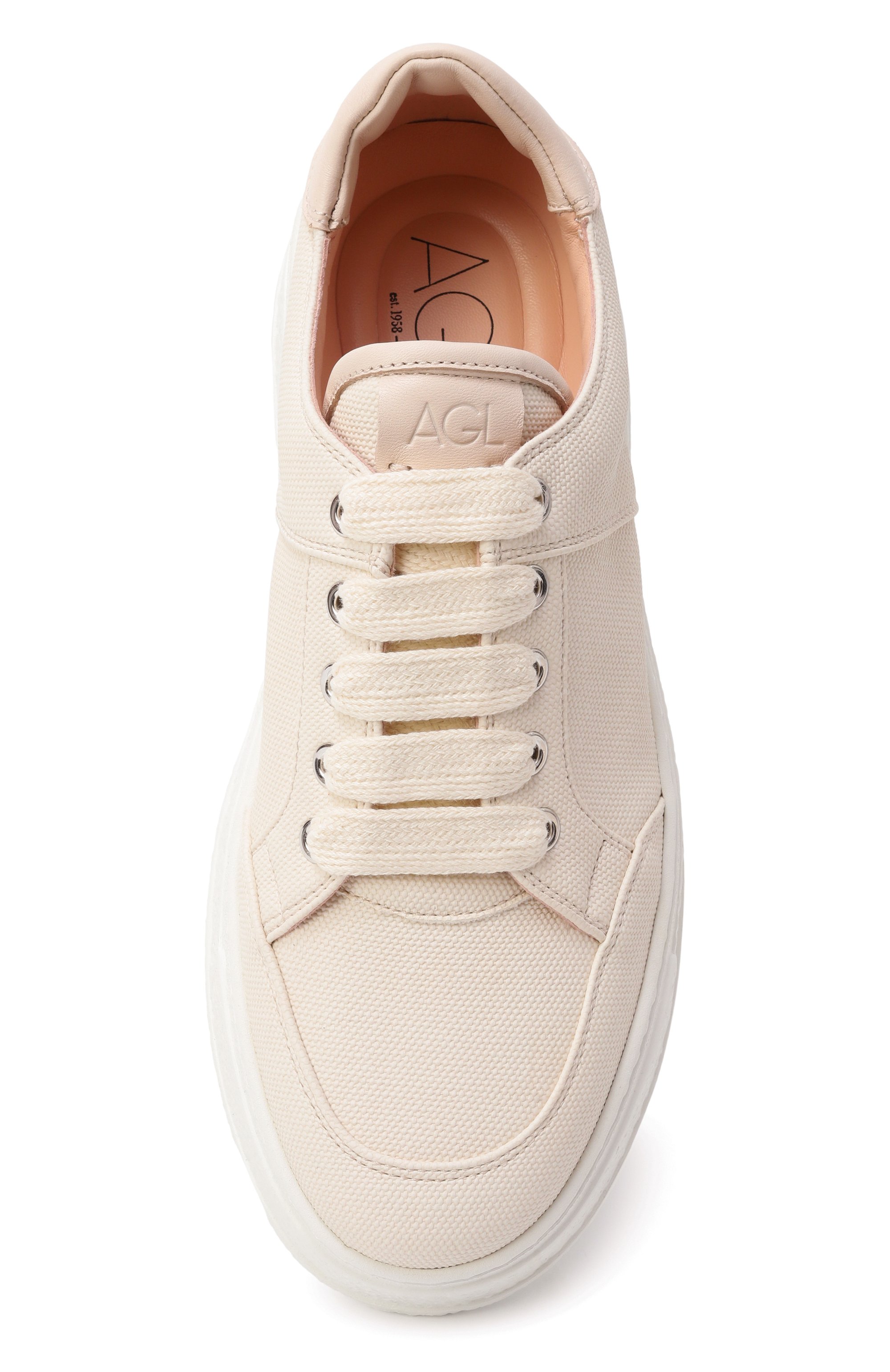 Текстильные кеды giuly summer AGL, арт. D946005PG/KM106, фото 6