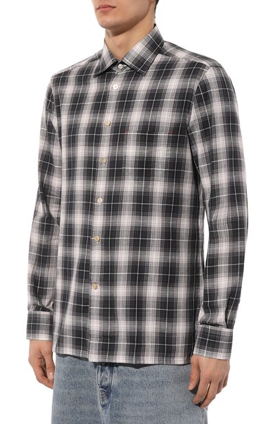 Хлопковая рубашка KITON, арт. UMCNERH08638, фото 3