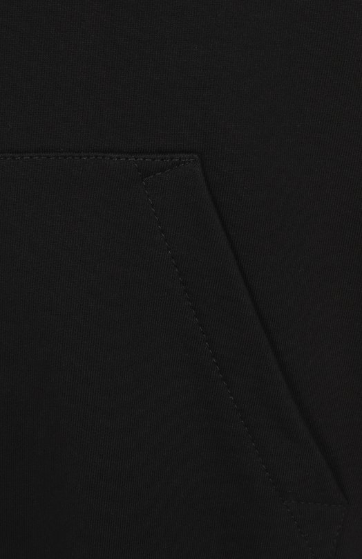 Хлопковое худи EDOMO H013010FW2425 Чёрный  H013010FW2425 Фото 6