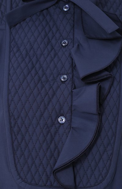 Хлопковое платье свободного кроя с оборками MONCLER, арт. C1-093-68100-00-549CG, фото 5