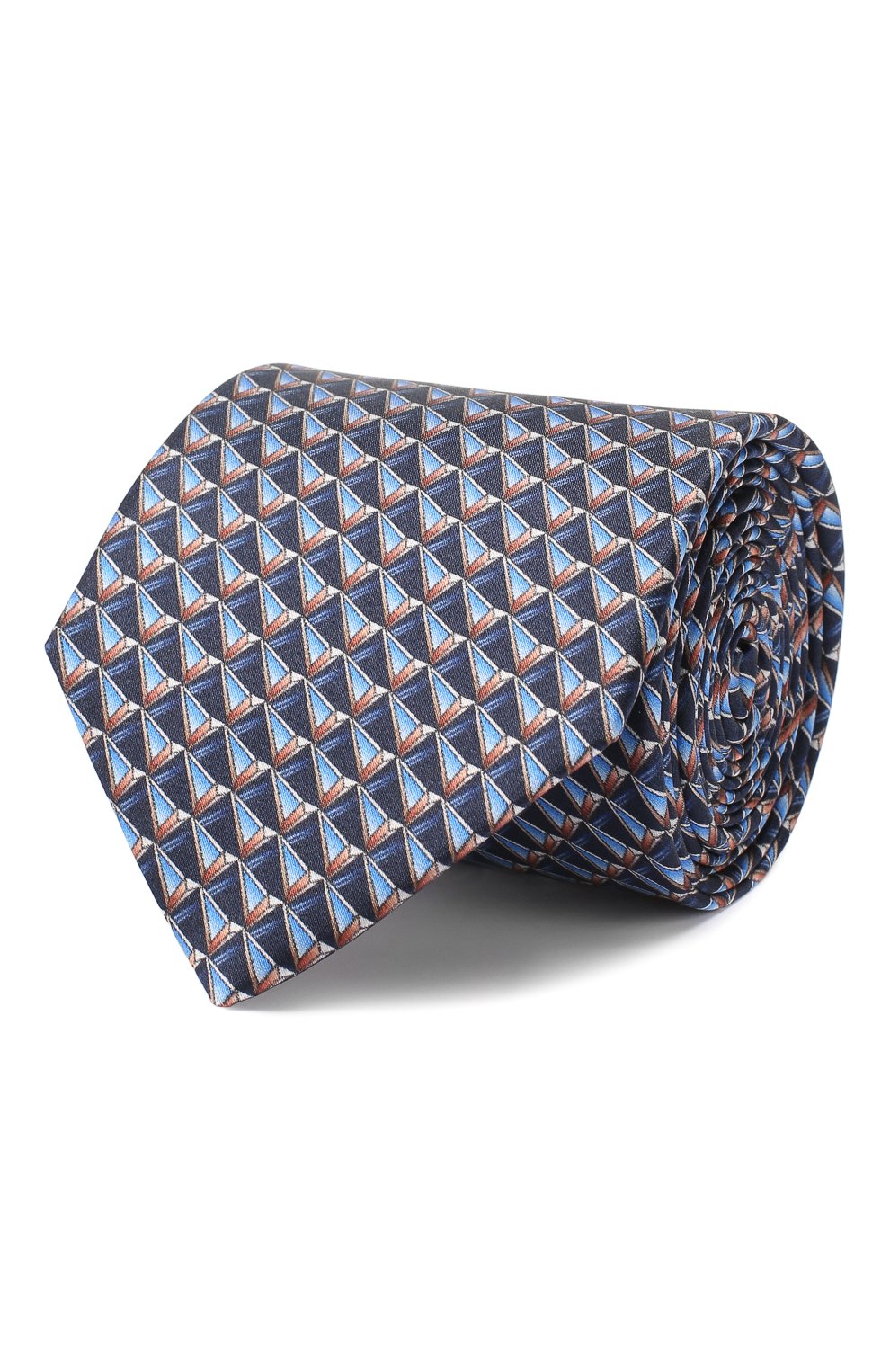Шелковый галстук LANVIN синего цвета по цене 12600 руб., арт. 2800/TIE, фото 1 Шелковый галстук LANVIN, арт. 2800/TIE, фото 1