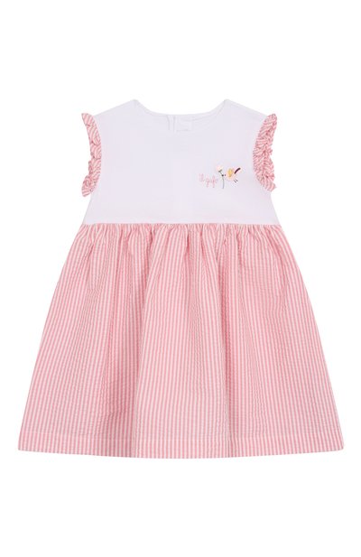 Хлопковое платье IL GUFO, арт. P25VA331C1080/3M-9M