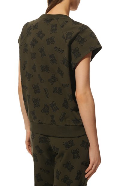Хлопковая футболка MOSCHINO, арт. A1716/9010, фото 4