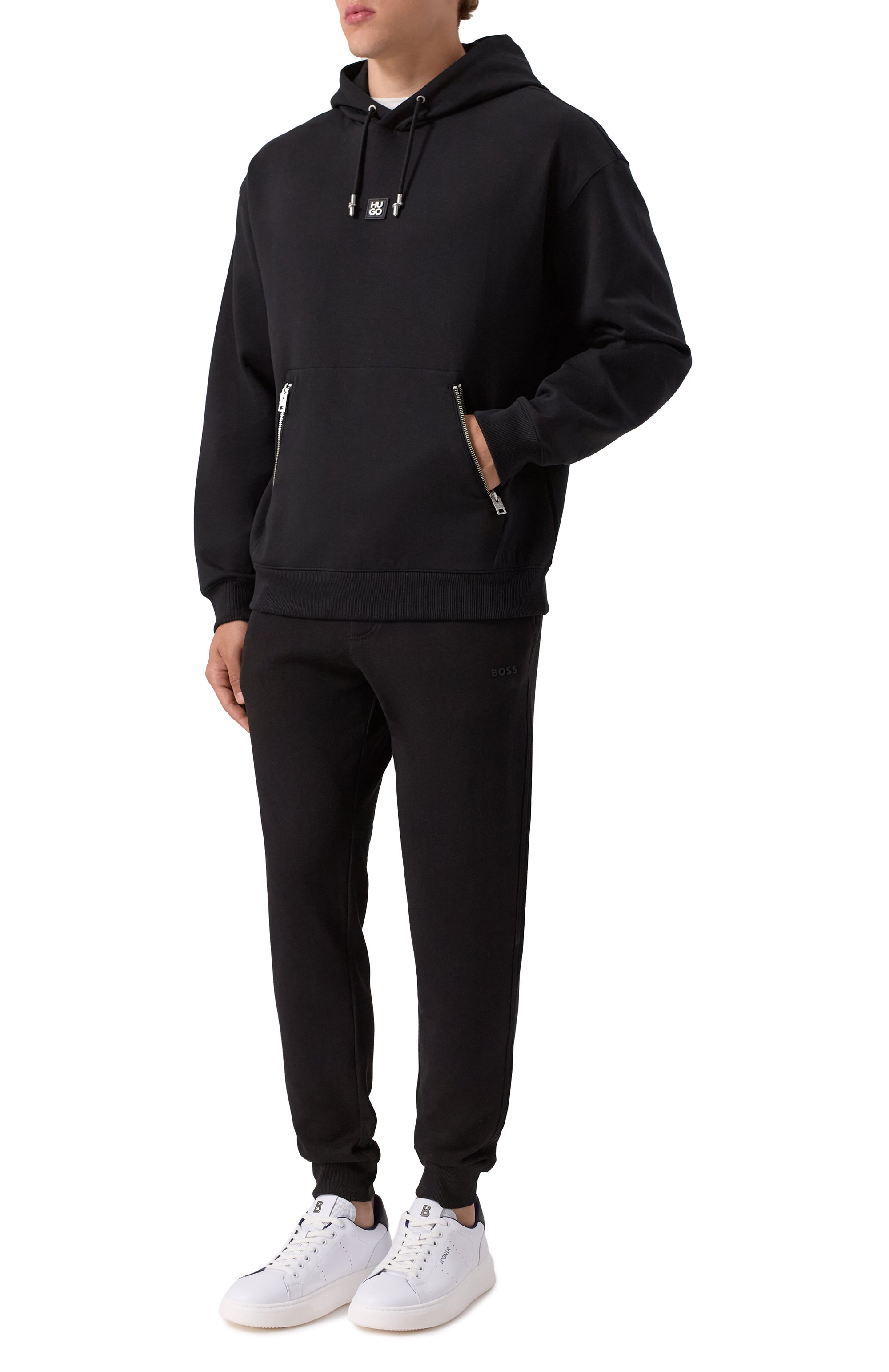 Хлопковое худи HUGO, арт. 50542583, фото 2