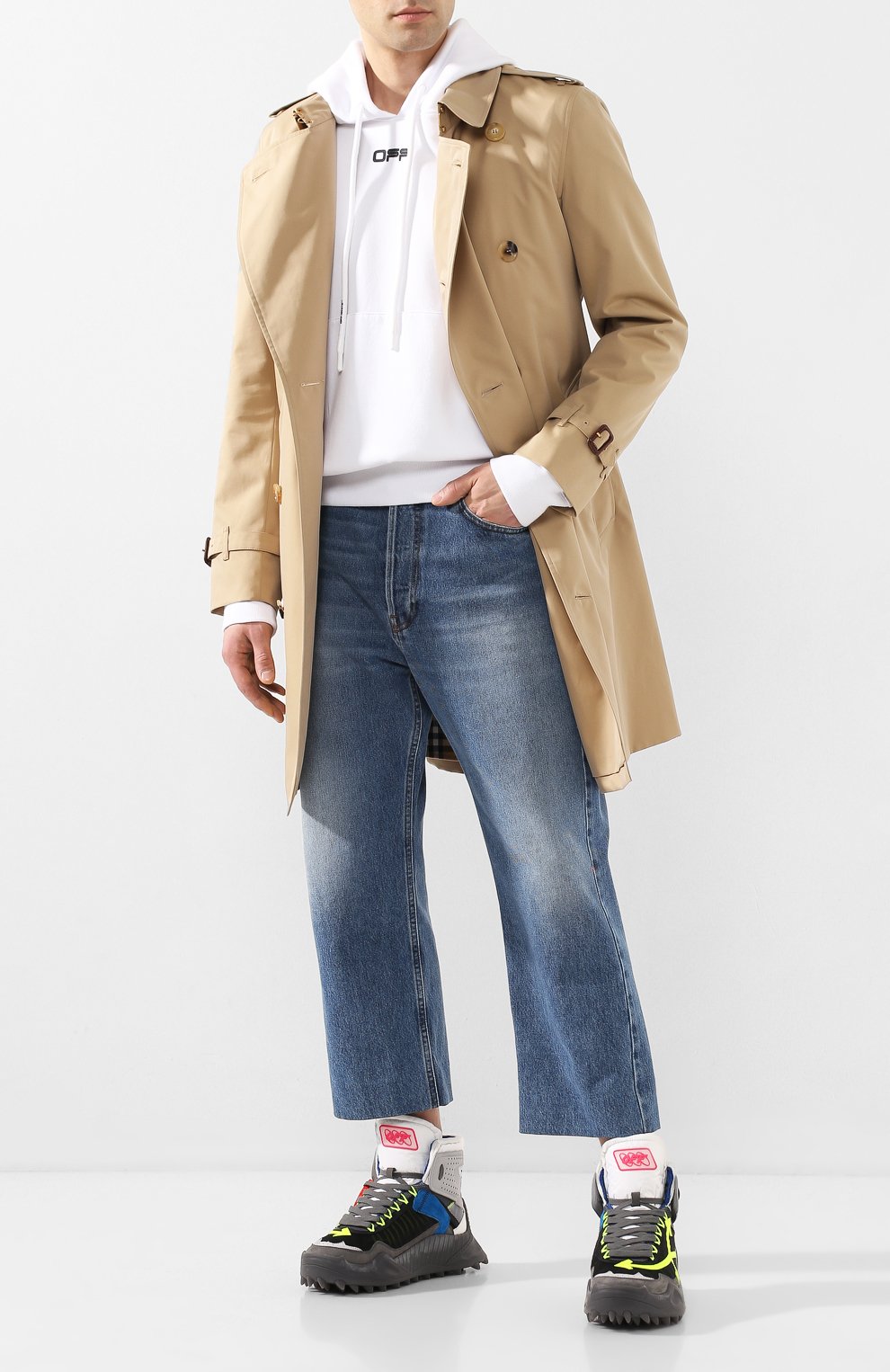 Комбинированные кроссовки odsy-1000 OFF-WHITE, арт. 0MIA162S208000420862, фото 2