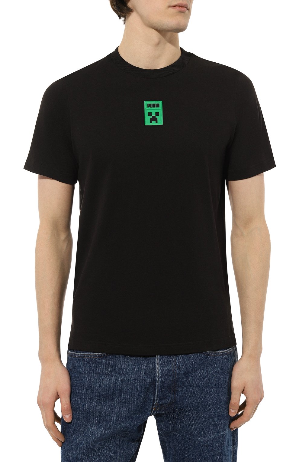 Хлопковая футболка puma x minecraft PUMA, арт. 53437401, фото 3