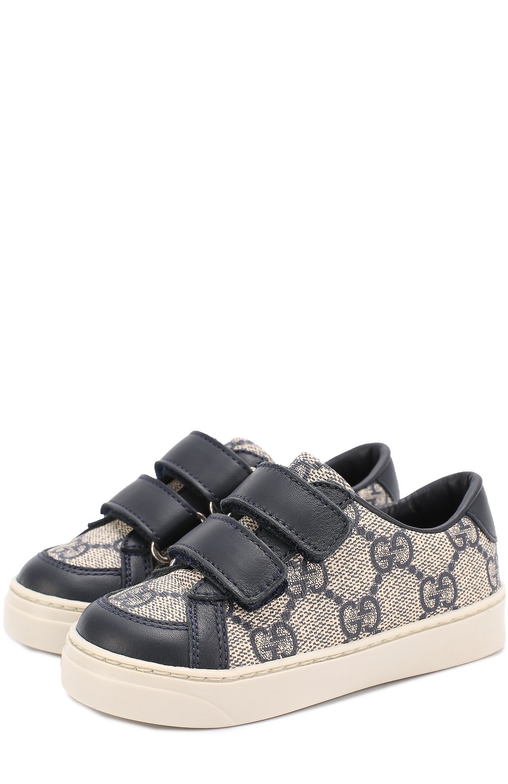 Кеды с принтом с застежками велькро GUCCI, арт. 418990/KLQ30, фото 1