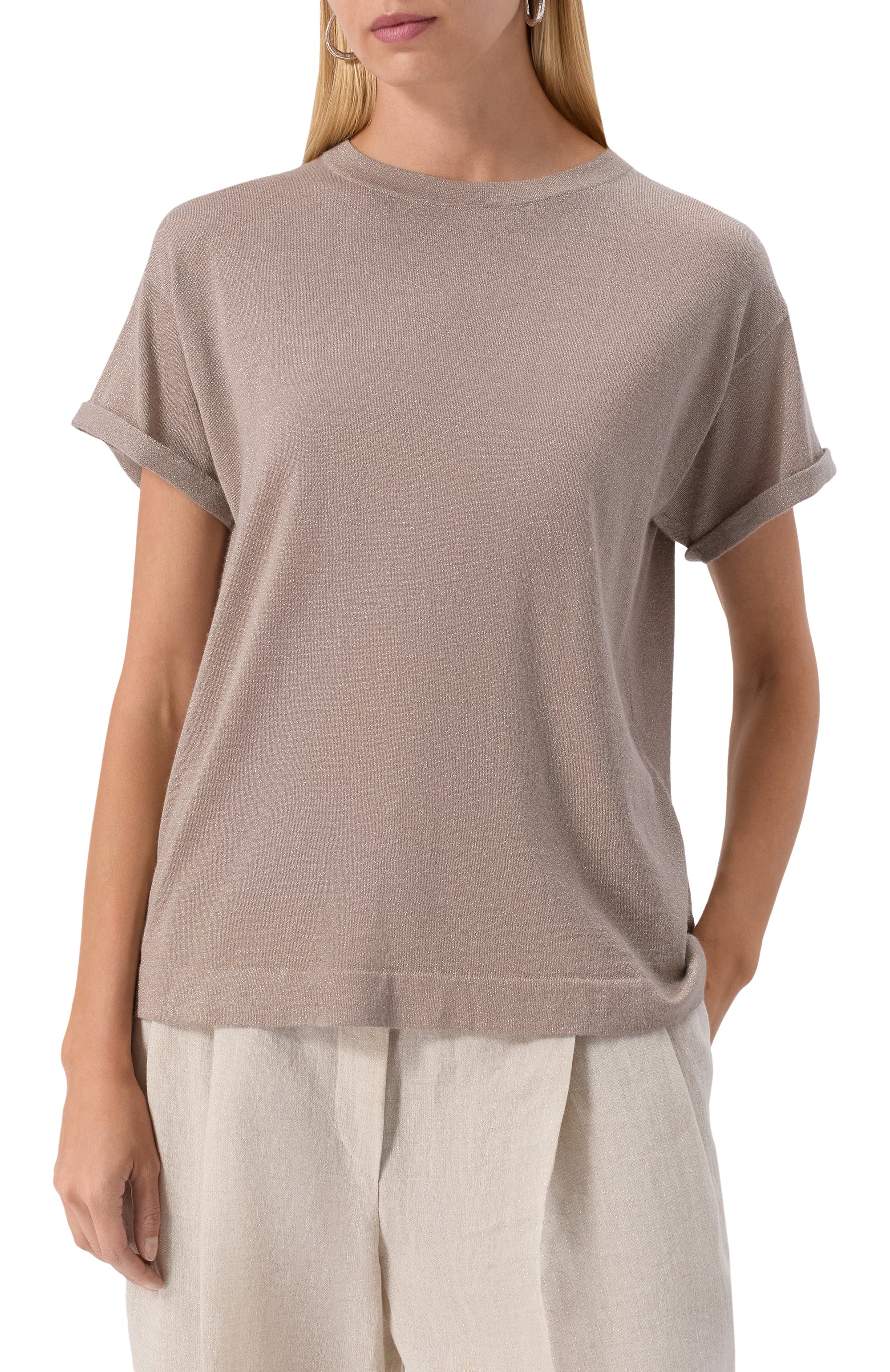 Пуловер из кашемира и шелка BRUNELLO CUCINELLI, арт. M41810000P, фото 3