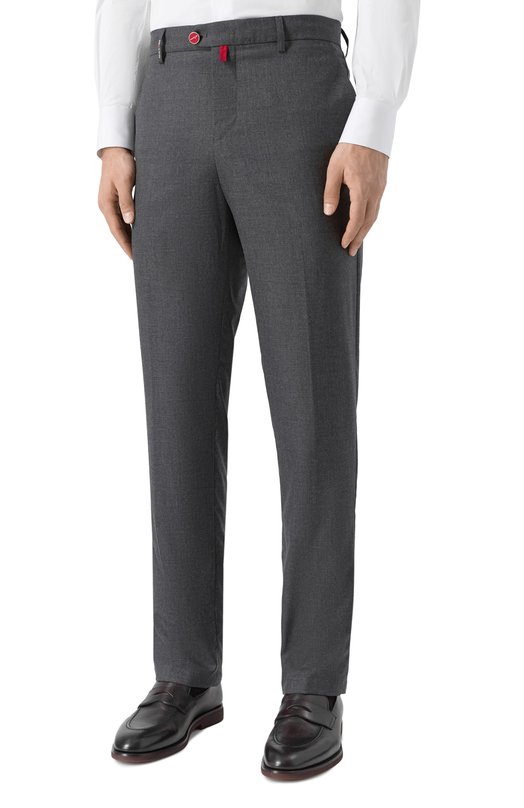 Кашемировые брюки Kiton UFPPERK0130H02 Серый  UFPPERK0130H02 Фото 3