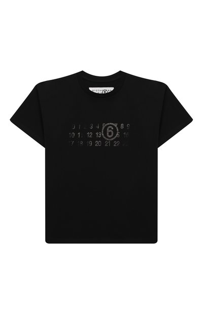 Хлопковая футболка MM6, арт. M60670/MM010