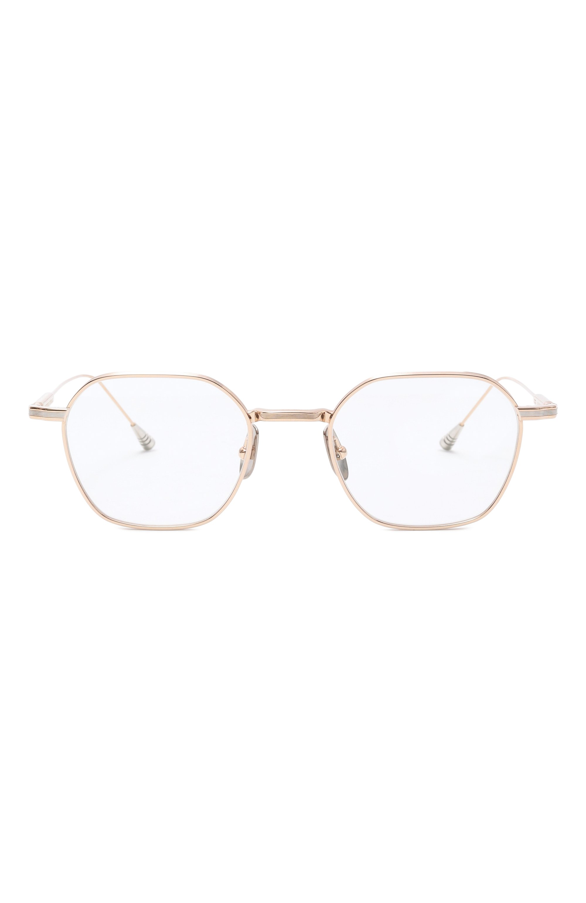 Оправа LUNETTERIE GENERALE золотого цвета по цене 64350 руб., арт. CAVALIER SEUL CHAMPAGNE RX, фото 4 Оправа LUNETTERIE GENERALE, арт. CAVALIER SEUL CHAMPAGNE RX, фото 4