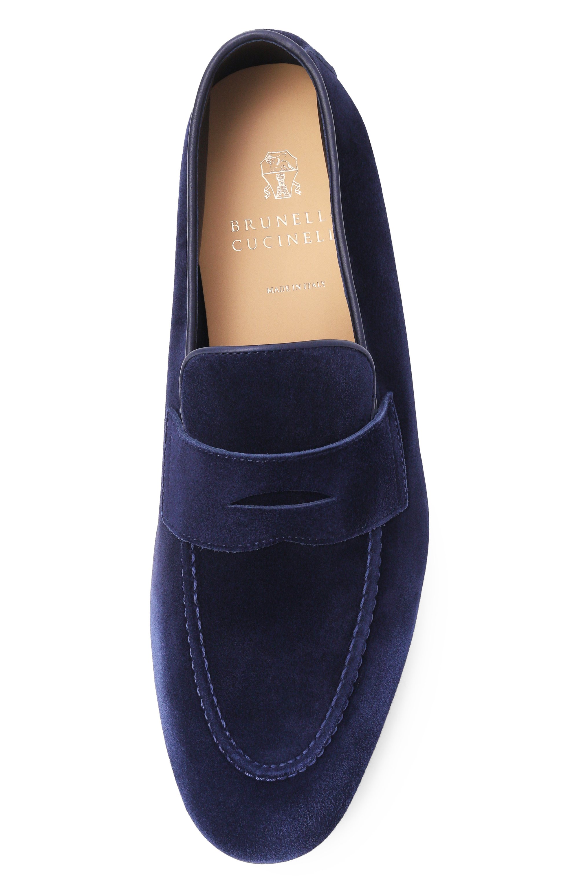 Замшевые пенни-лоферы BRUNELLO CUCINELLI, арт. MZUCAHG730, фото 5