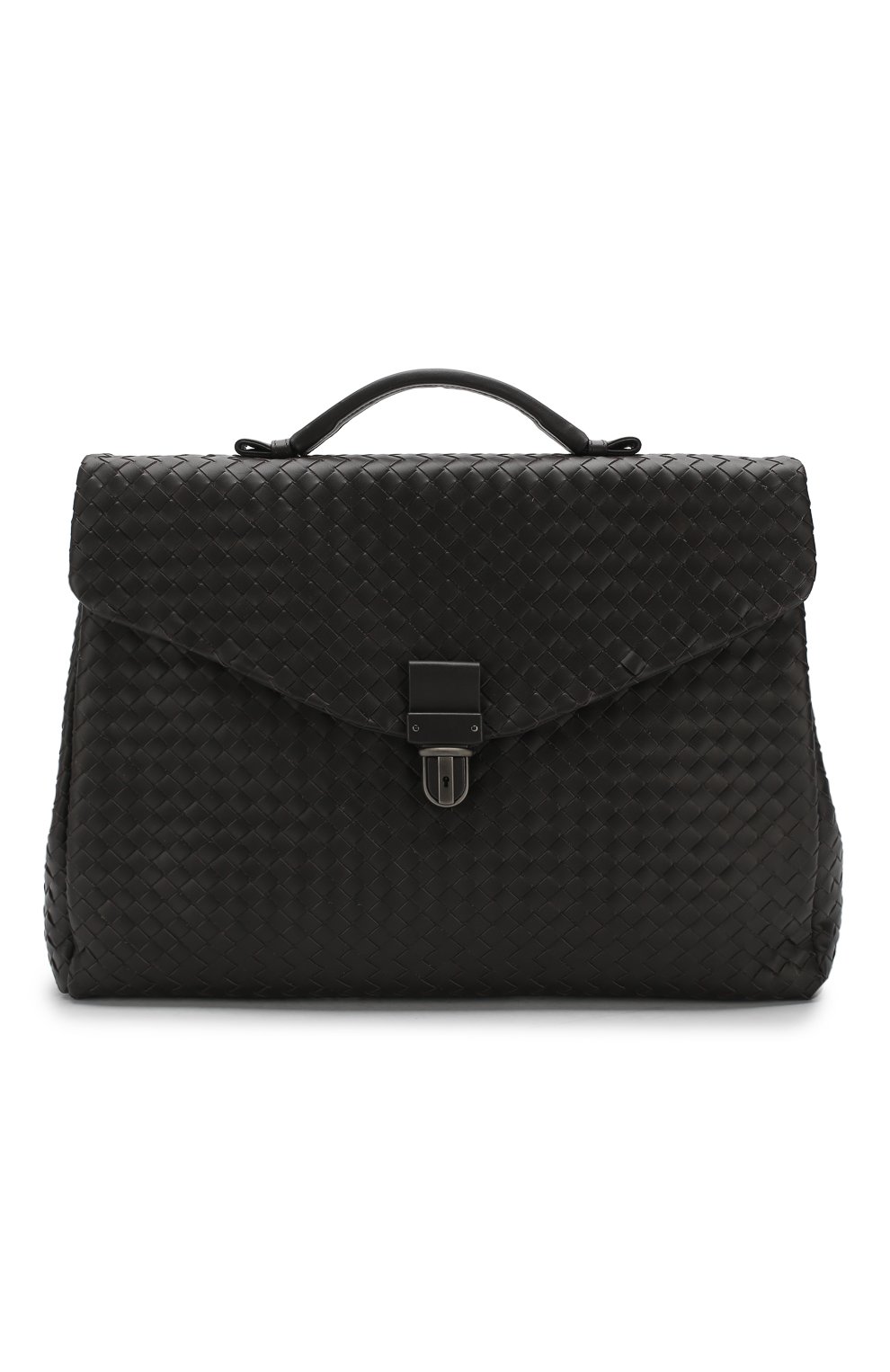 Кожаный портфель с плетением intrecciato BOTTEGA VENETA, арт. 122139/V4651, фото 1