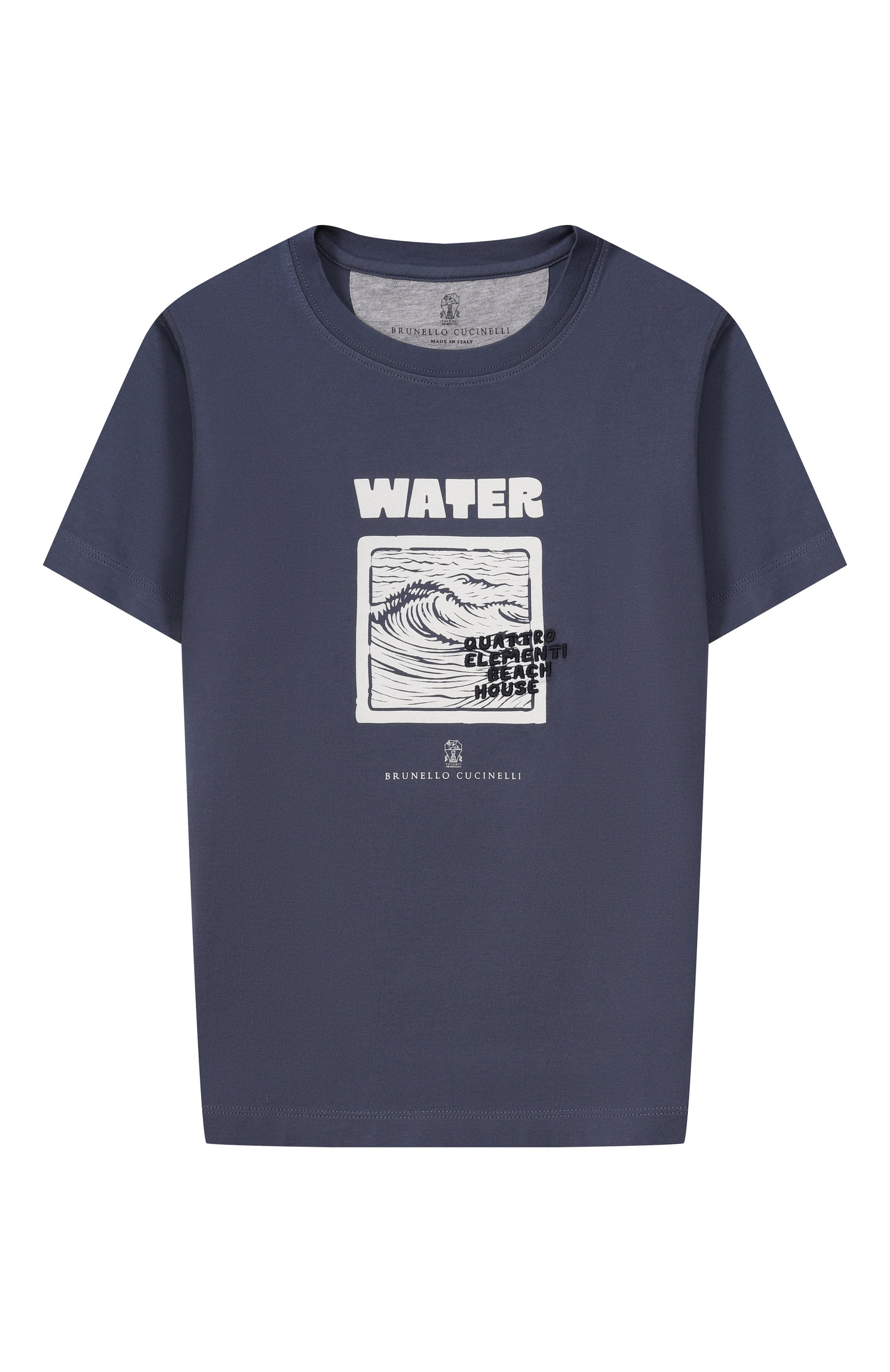 Хлопковая футболка BRUNELLO CUCINELLI, арт. B0B13T193B, фото 1
