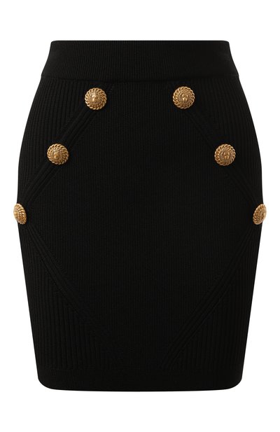 Женская юбка из вискозы BALMAIN, арт. BF0LB194/KF24