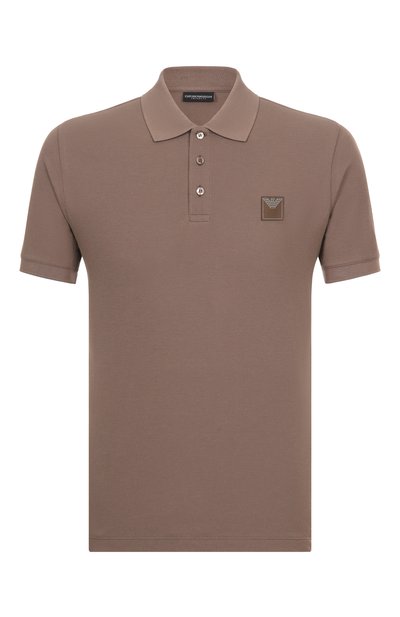 Мужское хлопковое поло EMPORIO ARMANI, арт. EM000571/AF12336