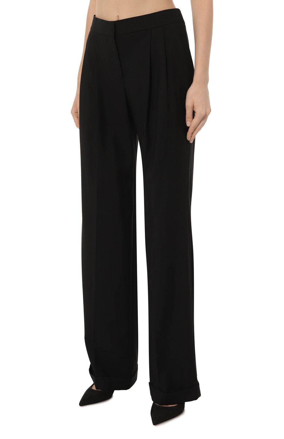 Шерстяные брюки ALEXANDER MCQUEEN, арт. 745068/QJACX, фото 3