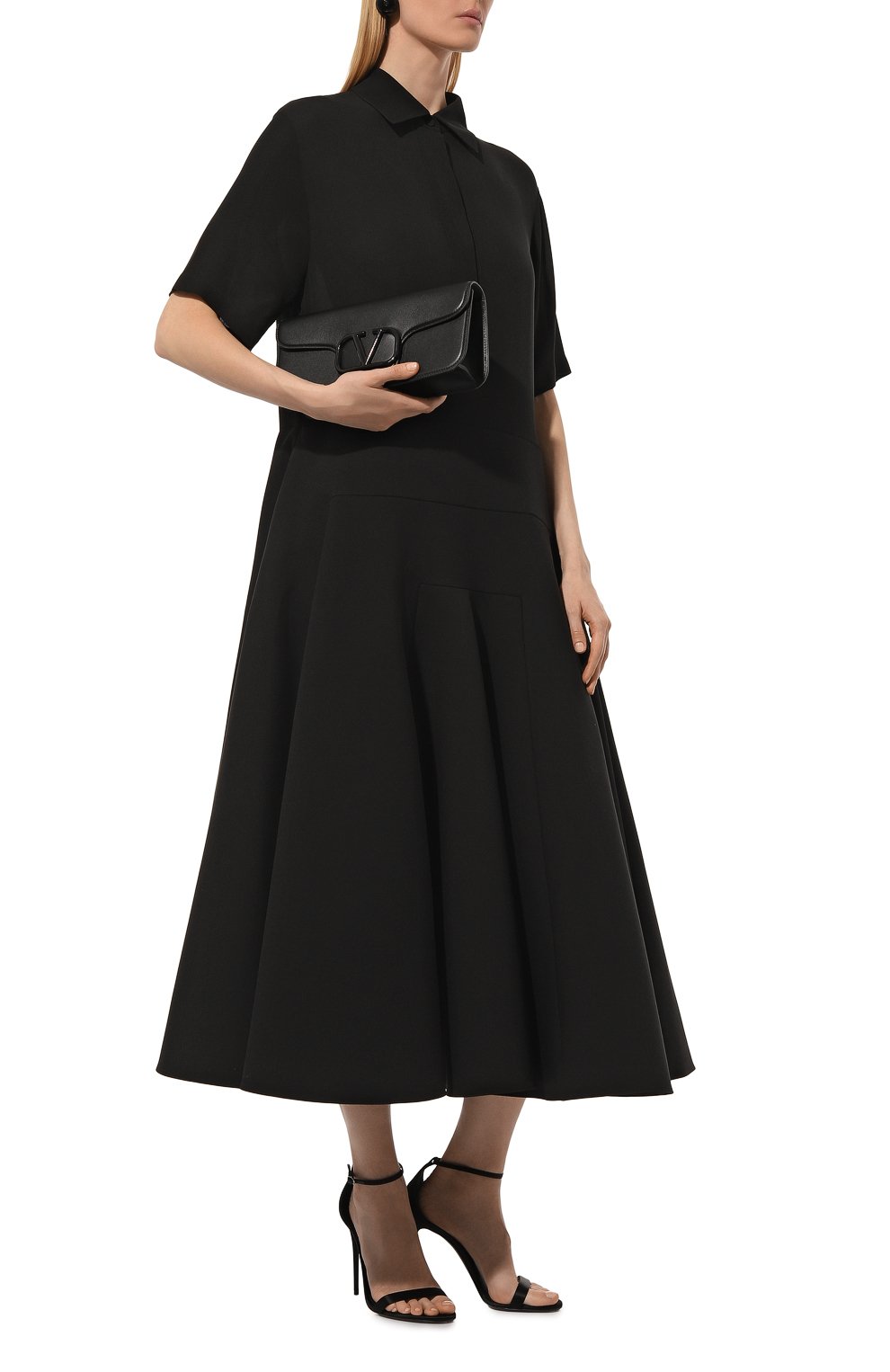 Шелковое платье VALENTINO, арт. 5B0VABH01MH, фото 2