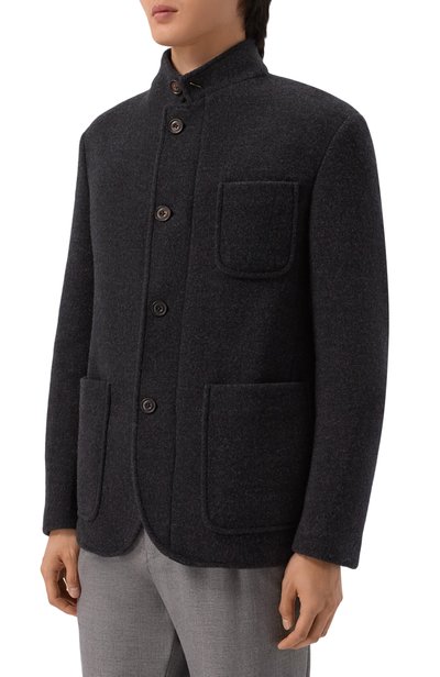 Шерстяная куртка CORNELIANI темно-серого цвета по цене 192000 руб., арт. 28XS50/2A12204, фото 3 Шерстяная куртка CORNELIANI, арт. 28XS50/2A12204, фото 3