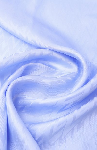 Шелковый платок VALENTINO голубого цвета по цене 55300 руб., арт. 8W2EI114/DAA, фото 3 Шелковый платок VALENTINO, арт. 8W2EI114/DAA, фото 3