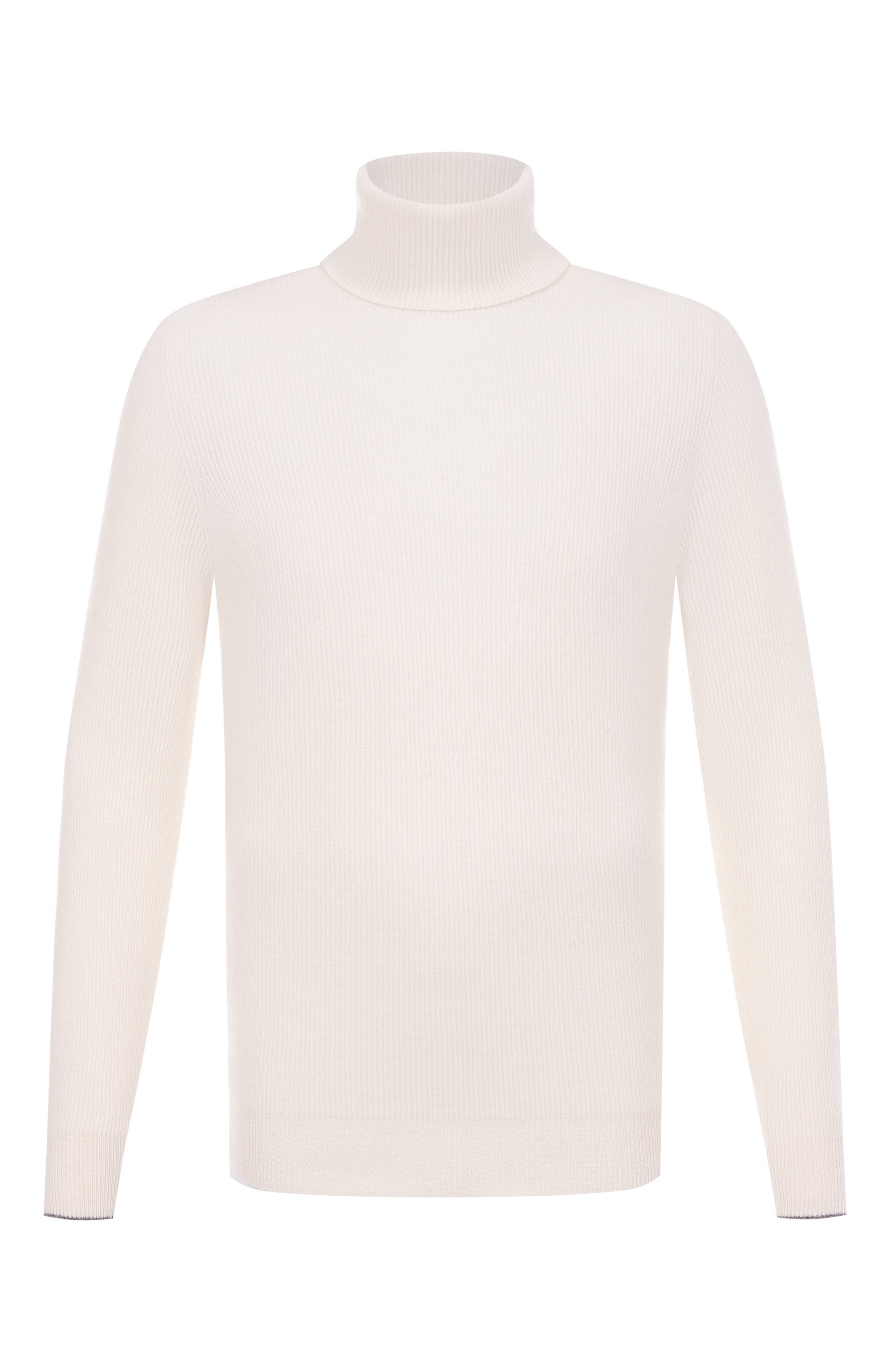 Кашемировая водолазка BRUNELLO CUCINELLI кремового цвета по цене 367500 руб., арт. M2229503, фото 1 Кашемировая водолазка BRUNELLO CUCINELLI, арт. M2229503, фото 1