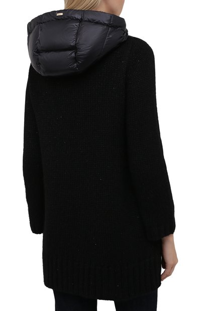 Комбинированная куртка HERNO черного цвета по цене 97950 руб., арт. MP003DR/70038, фото 4 Комбинированная куртка HERNO, арт. MP003DR/70038, фото 4