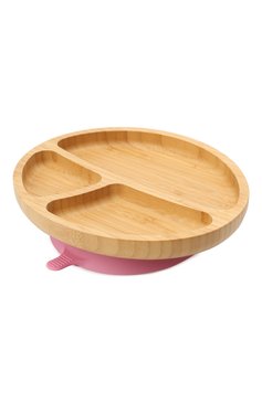 Детского тарелка с ложкой AVANCHY розового цвета, арт. PTPL | Фото 2 (Материал сплава: Проставлено; Нос: Не проставлено; Кросс-КТ: Посуда; Материал: Растительное волокно)