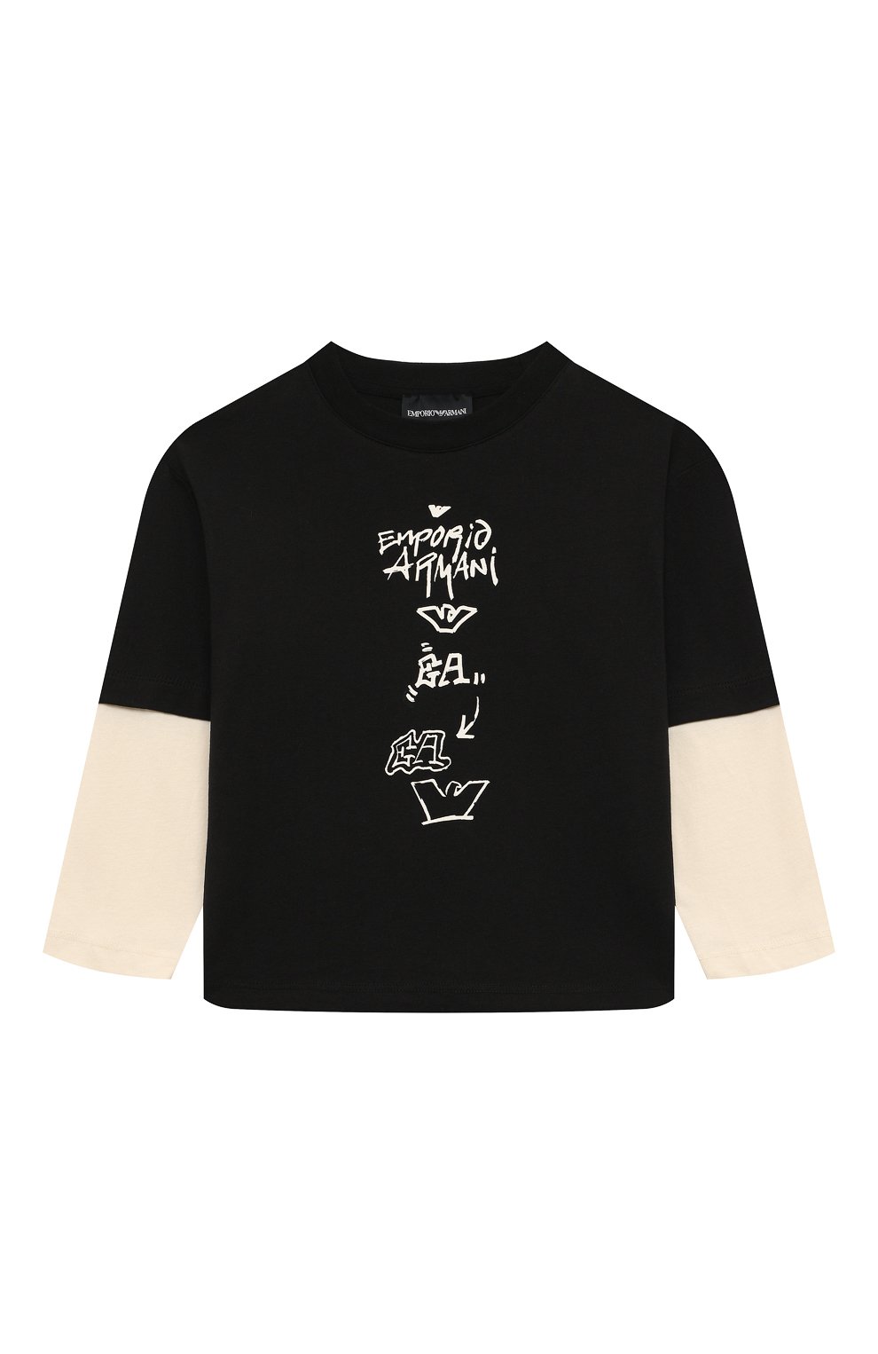 Хлопковый лонгслив EMPORIO ARMANI, арт. EB000025/AF10382, фото 1