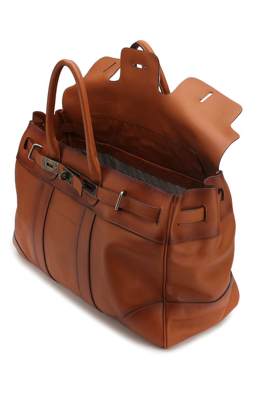 Кожаная дорожная сумка BRUNELLO CUCINELLI, арт. MBTXU071, фото 4