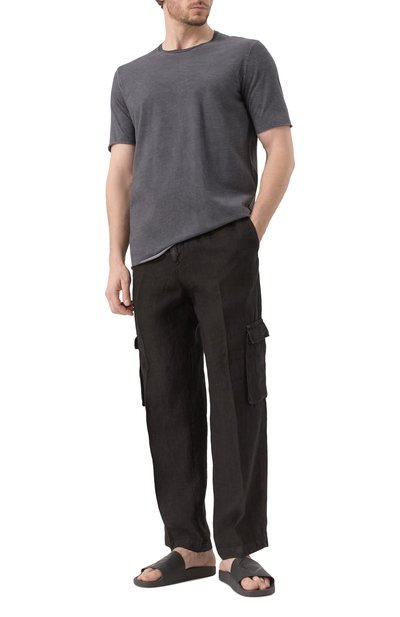 Льняные брюки-карго INLINUM, арт. CARG011, фото 2