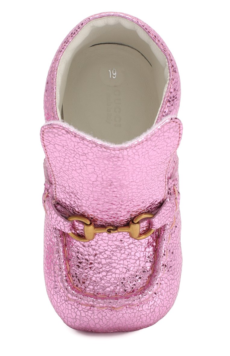 Кожаные пинетки GUCCI, арт. 579137/01R00, фото 4