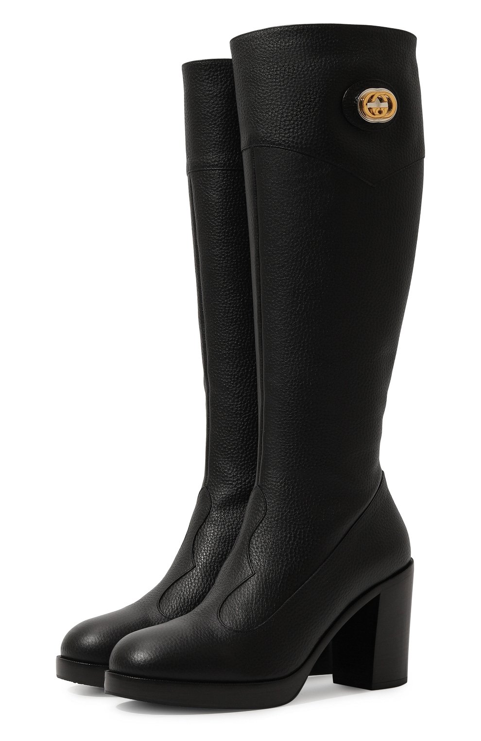 Кожаные сапоги GUCCI, арт. 602510 0YX00, фото 1