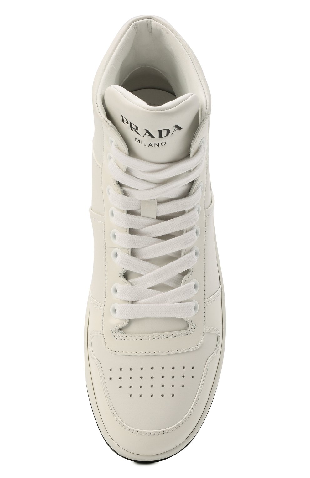 Кожаные кеды PRADA, арт. 1T793M-3LJ6-F0964-030, фото 6