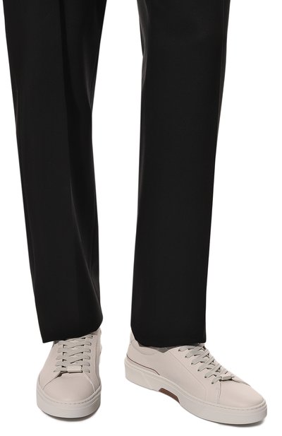 Кожаные кеды BOSS, арт. 50485241, фото 3