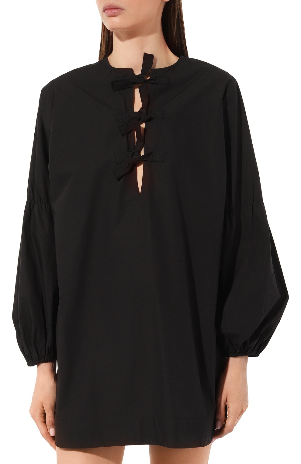 Хлопковое платье GANNI, арт. F7560, фото 3