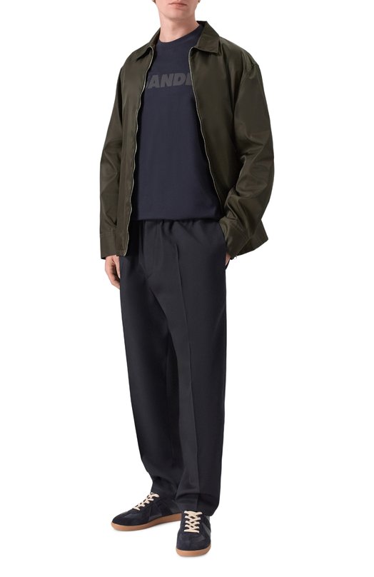 Хлопковая футболка Jil Sander J22GC0221/J20349 Синий  J22GC0221/J20349 Фото 2