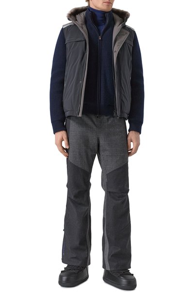 Шерстяные брюки STEFANO RICCI темно-серого цвета по цене 539500 руб., арт. MHT6S40040/HN0026, фото 2 Шерстяные брюки STEFANO RICCI, арт. MHT6S40040/HN0026, фото 2