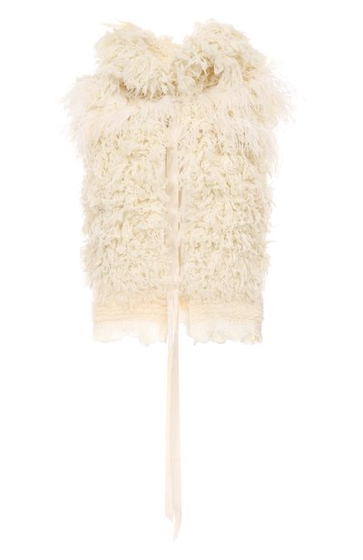 Женский шерстяной жилет ANN DEMEULEMEESTER, арт. B0013542/KN082