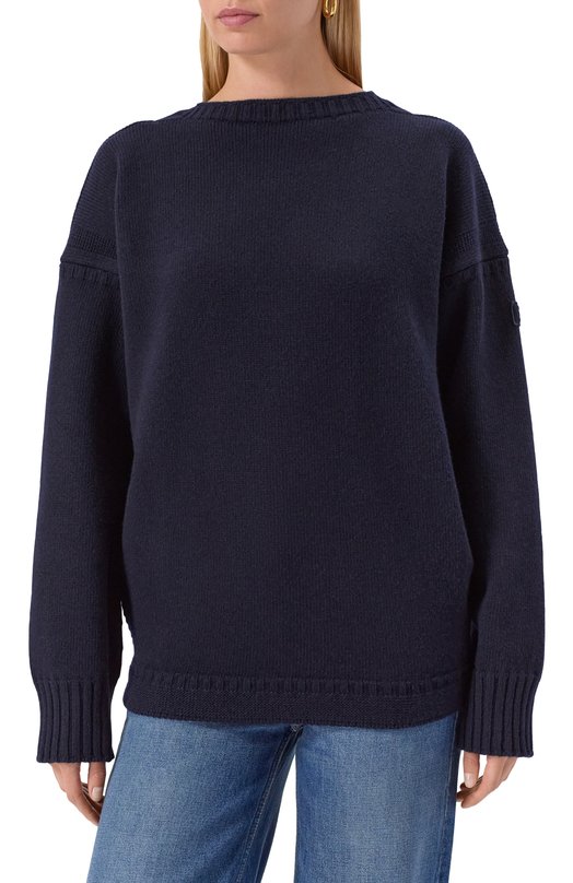 Свитер из шерсти и кашемира Chloé CH25AMP48810 Синий  CH25AMP48810 Фото 3