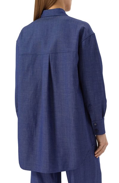 Рубашка из шерсти и льна COLOMBO, арт. CM00399/77184-U, фото 4