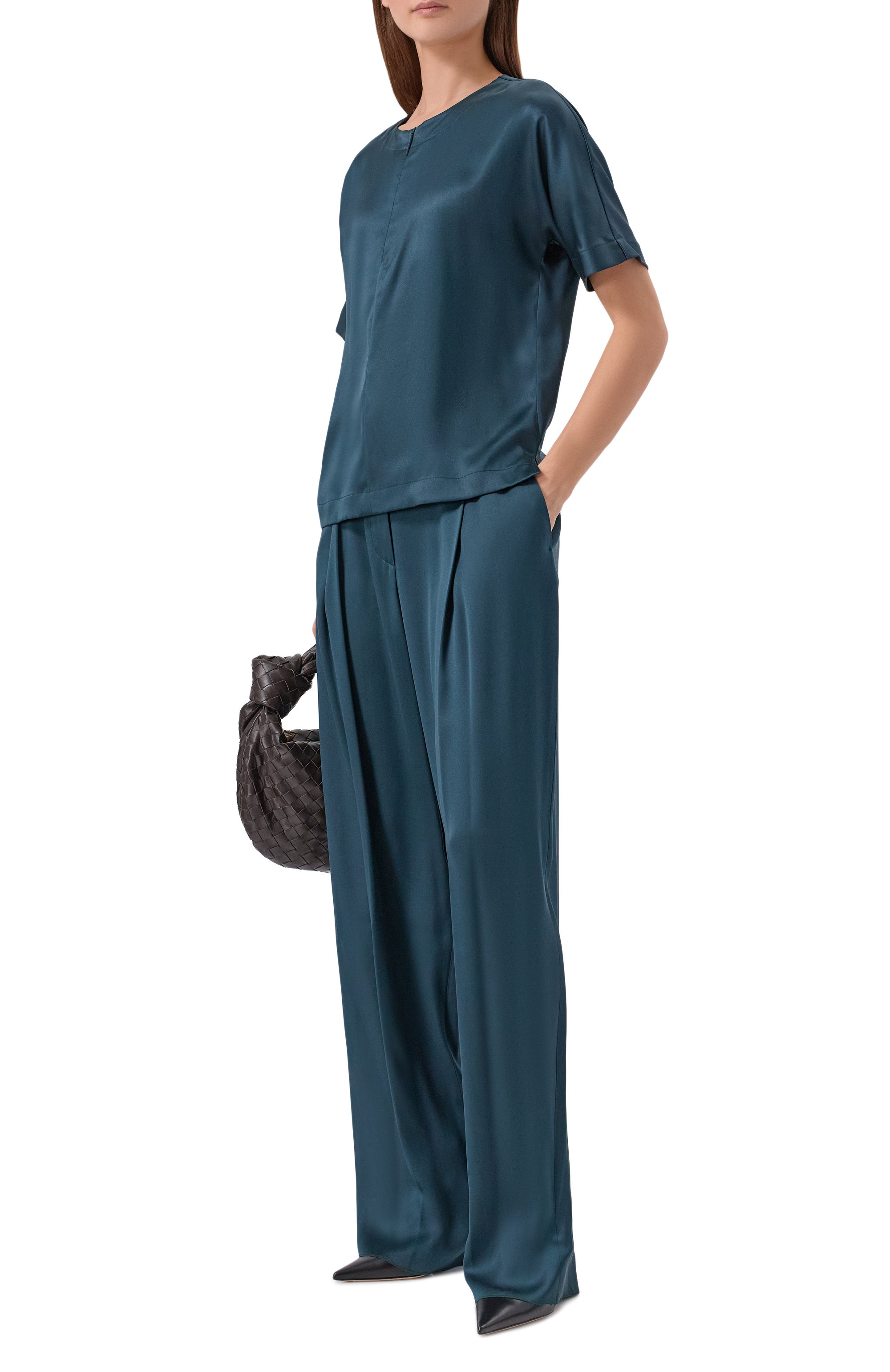 Шелковый топ GIORGIO ARMANI, арт. GW003108/TE10101, фото 2