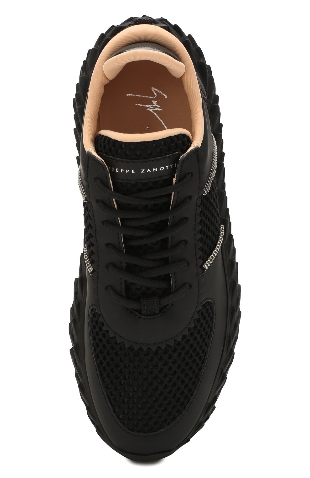 Кроссовки urchin GIUSEPPE ZANOTTI DESIGN черного цвета по цене 73300 руб., арт. RS00019/001, фото 5 Кроссовки urchin GIUSEPPE ZANOTTI DESIGN, арт. RS00019/001, фото 5